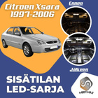 Citroen Xsara Sisätilan LED-sarja 8-osainen - pikkukuva 1