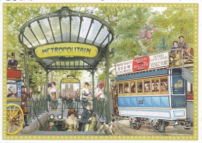 Pariisi metro (Tausendschön-kortti)