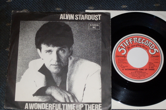 7" ALVIN STARDUST - Wonderful Time Up There - single 1981 EX