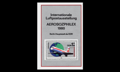 DDR 2520BL59 ** Lentopostinäyttely (1980)