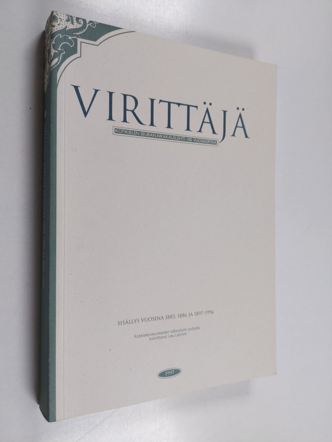 Virittäjä : sisällys vuosina 1883, 1886 ja 1897-1996