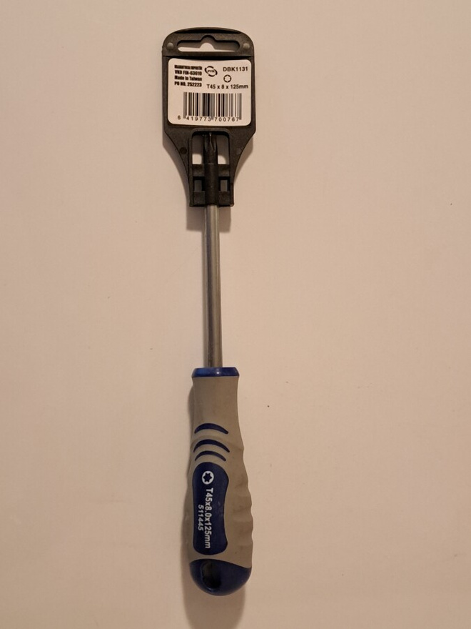 Ruuvitaltta T45 x 8 x 125 mm