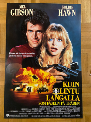 Vanha elokuvajuliste: Kuin lintu langalla