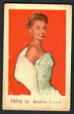 Keräilykuva - Sophia Loren TEVE 53.