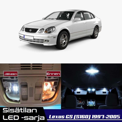 Lexus GS (S160) Sisätilan LED-sarja 19-osainen