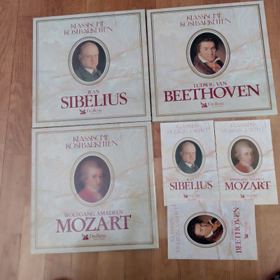 3 Valitut Palat Klassista 4LP Box mm Sibelius,Mozart,Beethov
