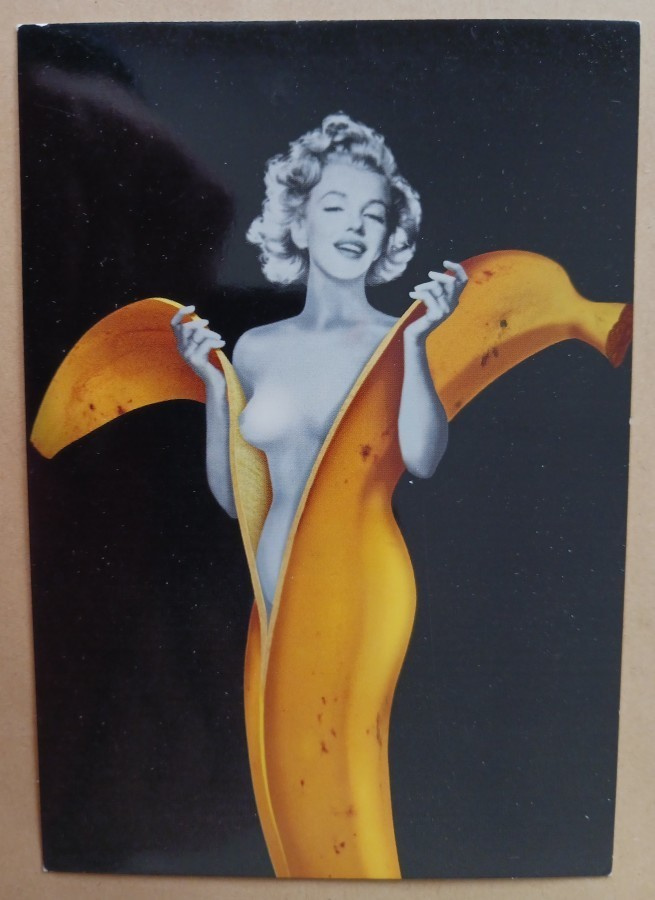 Marilyn pukeutuneena banaaniin... ei p.