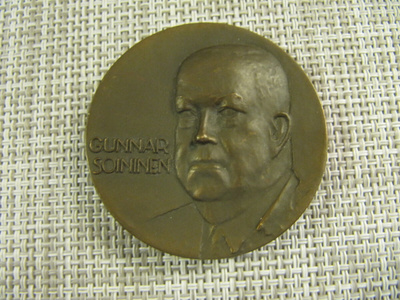 Gunnar Soininen 60 V mitali 1965 /Kauko Räsänen 1965.