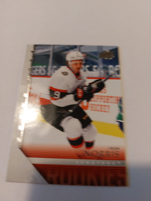 2020-21 Upper Deck '05-06 UD Tribute #T92 Josh Norris YG