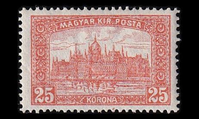 Unkari 360 ** Parlamenttitalo 25 Kr (1921)