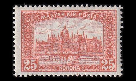 Unkari 360 ** Parlamenttitalo 25 Kr (1921)