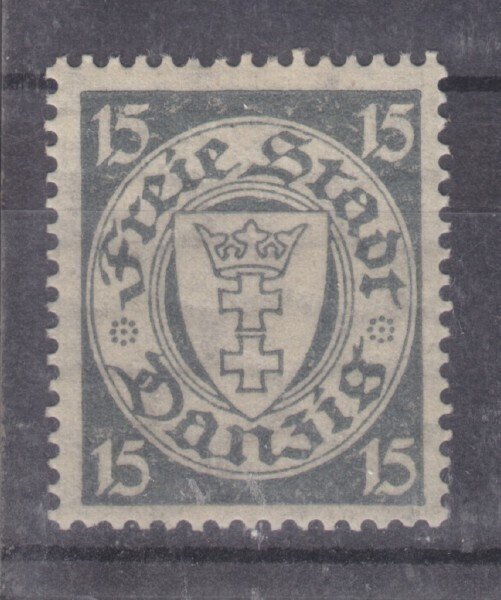 Saksa reich Danzig 1924 Mi195 postituoreena.