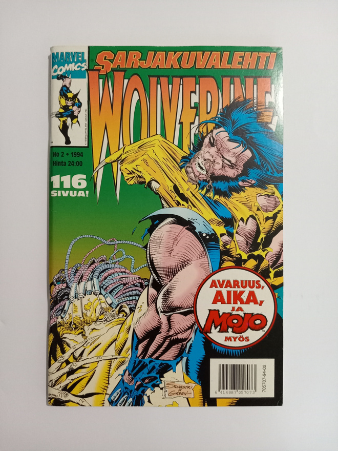 Sarjakuvalehti 2/1994 Wolverine