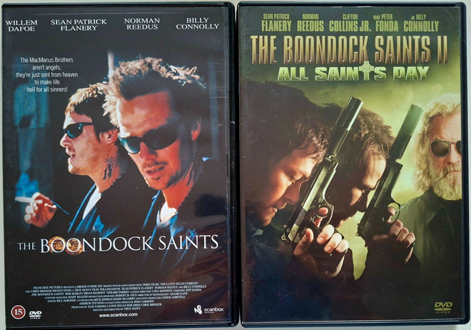 THE BOONDOCK SAINTS 1 & 2 DVD