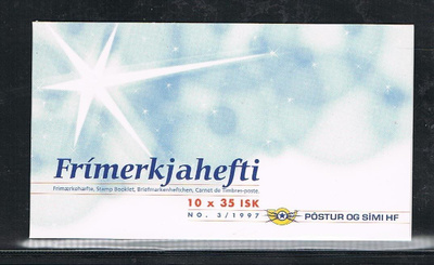 Islanti 1997 - Joulu 35kr vihko  ++