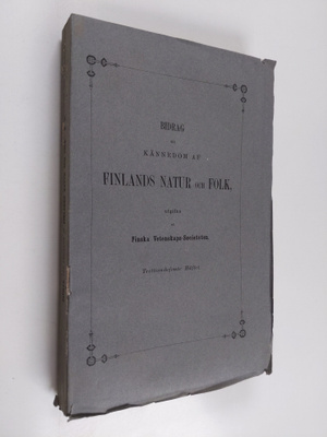 Bidrag till kännedom af Finlands natur och folk. Häftena 35