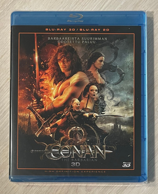 Conan the Barbarian (2011) Blu-ray 3D + 2D (UUSI)