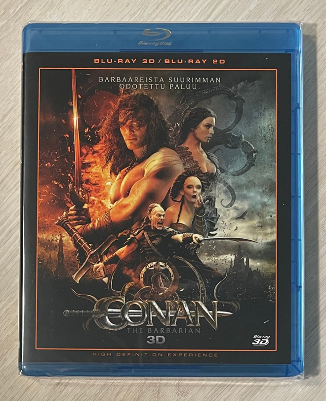 Conan the Barbarian (2011) Blu-ray 3D + 2D (UUSI)