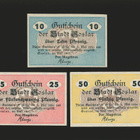 Saksa Notgeld 10, 25, 50 Pfg, Goslar 1920 - pikkukuva 1