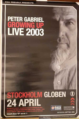 Peter Gabriel konserttijuliste 2003