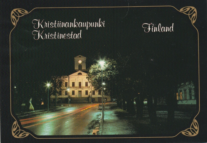Postikortti, KRISTIINANKAUPUNKI, Raatihuone