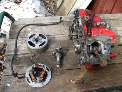 Honda CR80 osia