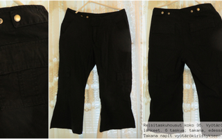 Reisitaskuhousut koko 36