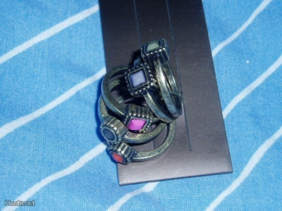 Sormus / Sormukset 5 kpl Pieces M / L