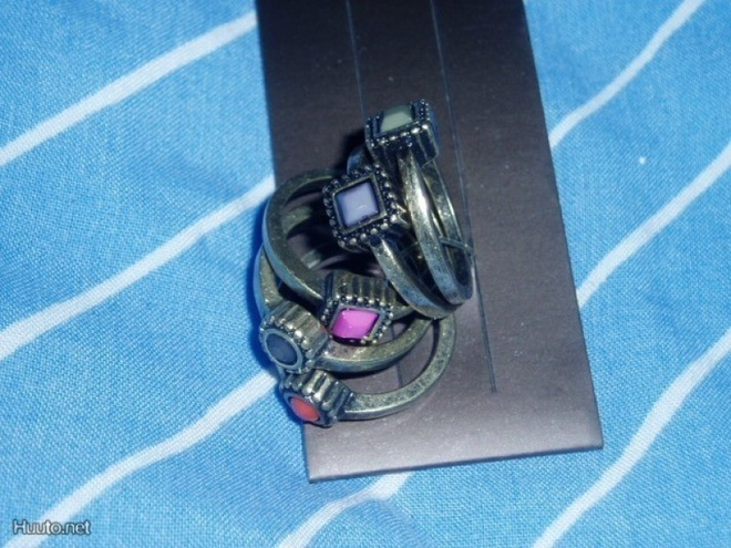 Sormus / Sormukset 5 kpl Pieces M / L