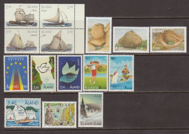 Åland v.1995 Merkit postituoreena**