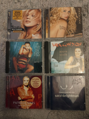 CD ulkomaisia naistähtiä