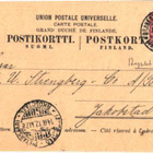 FIRMAKORTTI RAAHE JOHAN LANG DRAND DUCHË DE FINLANDE - pikkukuva 1