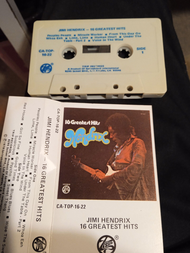 C- KASETTI: JIMI HENDRIX : 16 GREATEST HITS