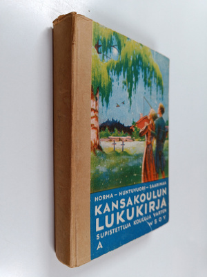 Kansakoulun lukukirja supistettuja kouluja varten A : Ens...