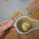 Arabia vanha pieni maito Siniraitainen piippuleimalla - pikkukuva 5