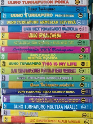 Uuno Turhapuro kokoelma 18 DVD