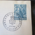 FDC Ruotsi 1961:  Carl Gustaf Pilo 250 v. - pikkukuva 4