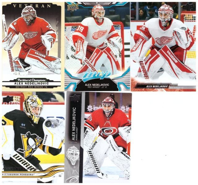 5 x Mv ALEX NEDELJKOVIC Red Wings, Penguins, Canes