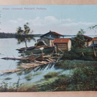 Paltamo, Melalahti, mökki niemellä, vanhaväripk, ei p. - pikkukuva 1