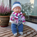 Neulepuku ja asusteet baby born nukelle. - pikkukuva 2