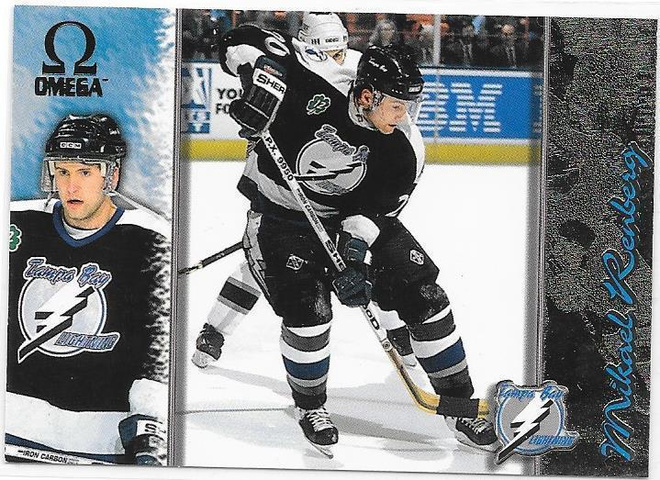 1997-98 Pacific Omega #213 Mikael Renberg Tampa Bay Lightnin
