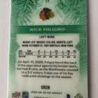 Nick Foligno 2025-26 UD Ice Green /99 - pikkukuva 2