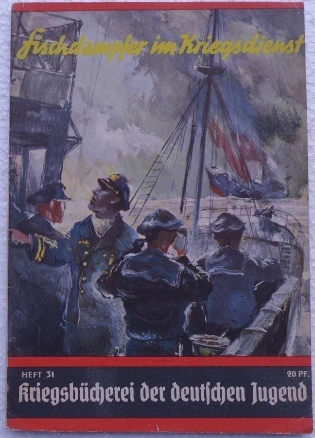 Lehti Saksa Hakaristi ajalta    21x15cm Merisota marine