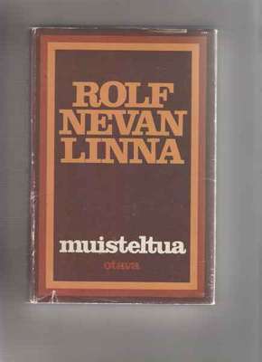 Nevanlinna,Rolf: Muisteltua, Otava 1976, skp.,2.p
