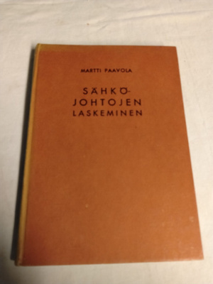 martti paavola sähköjohtojen laskeminen
