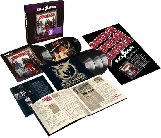 Black Sabbath: Sabotage Super Deluxe - 4LP + 7” (uusi)