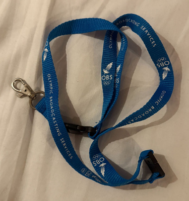 AVAINNAUHA / LANYARD - OBS OLYMPIC BROADCASTING SERVICES