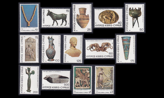 Kypros 525-38 ** Käyttösarja arkeologia (1980)