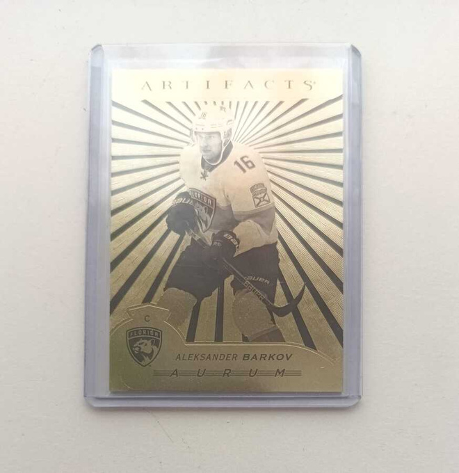 17-18 Artifacts Aurum Aleksander Barkov Unscratched