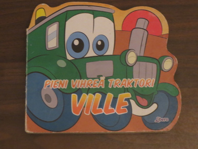 Pieni vihreä traktori Ville